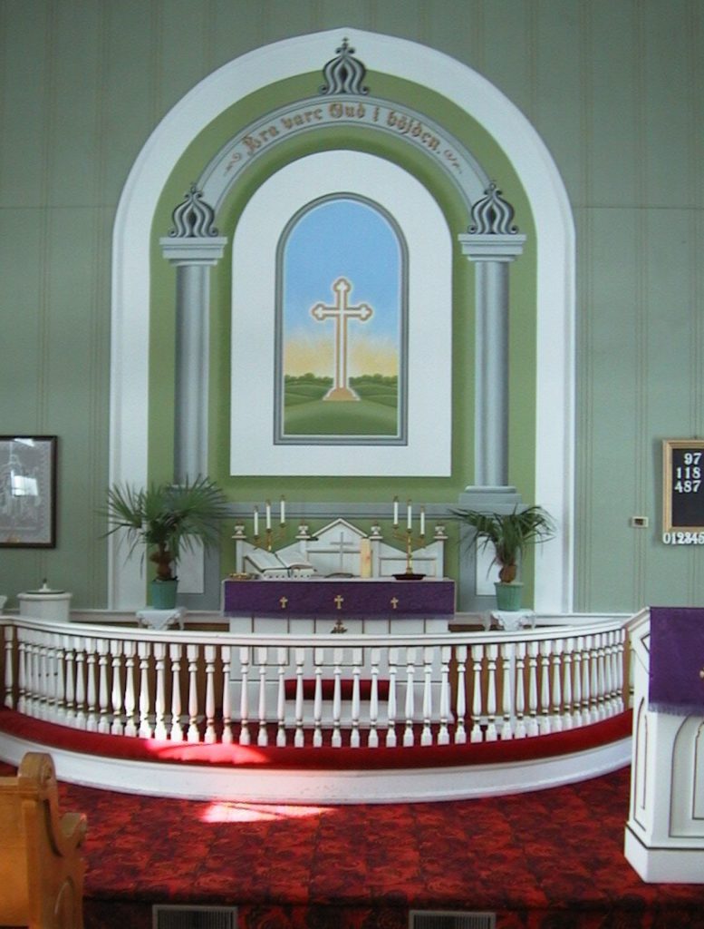 Wilhelmina Altar Painting in 2002